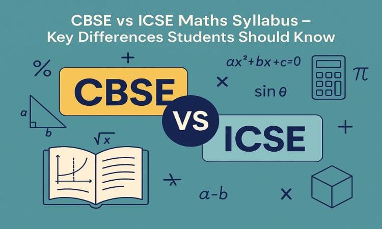 cbse vs icse math syllabus