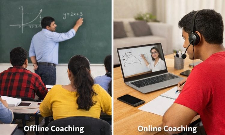 Offline vs Online Maths Coaching in Noida