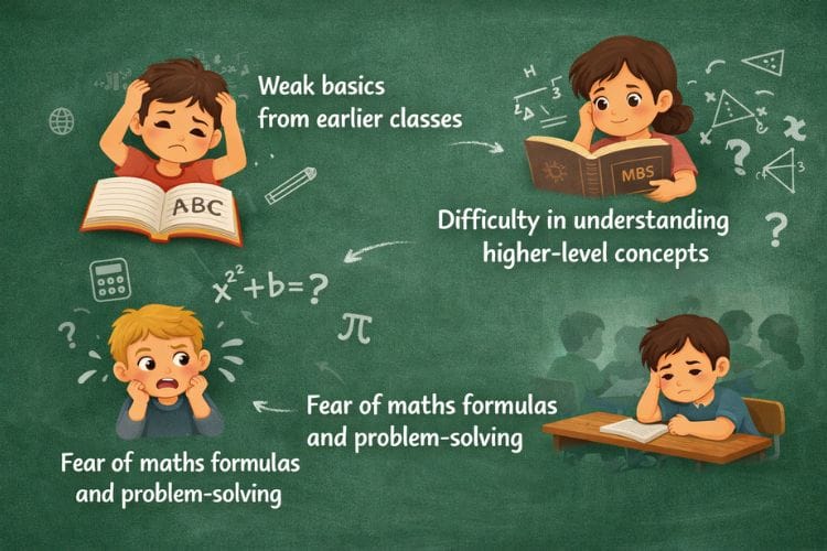 why many students struggle in maths